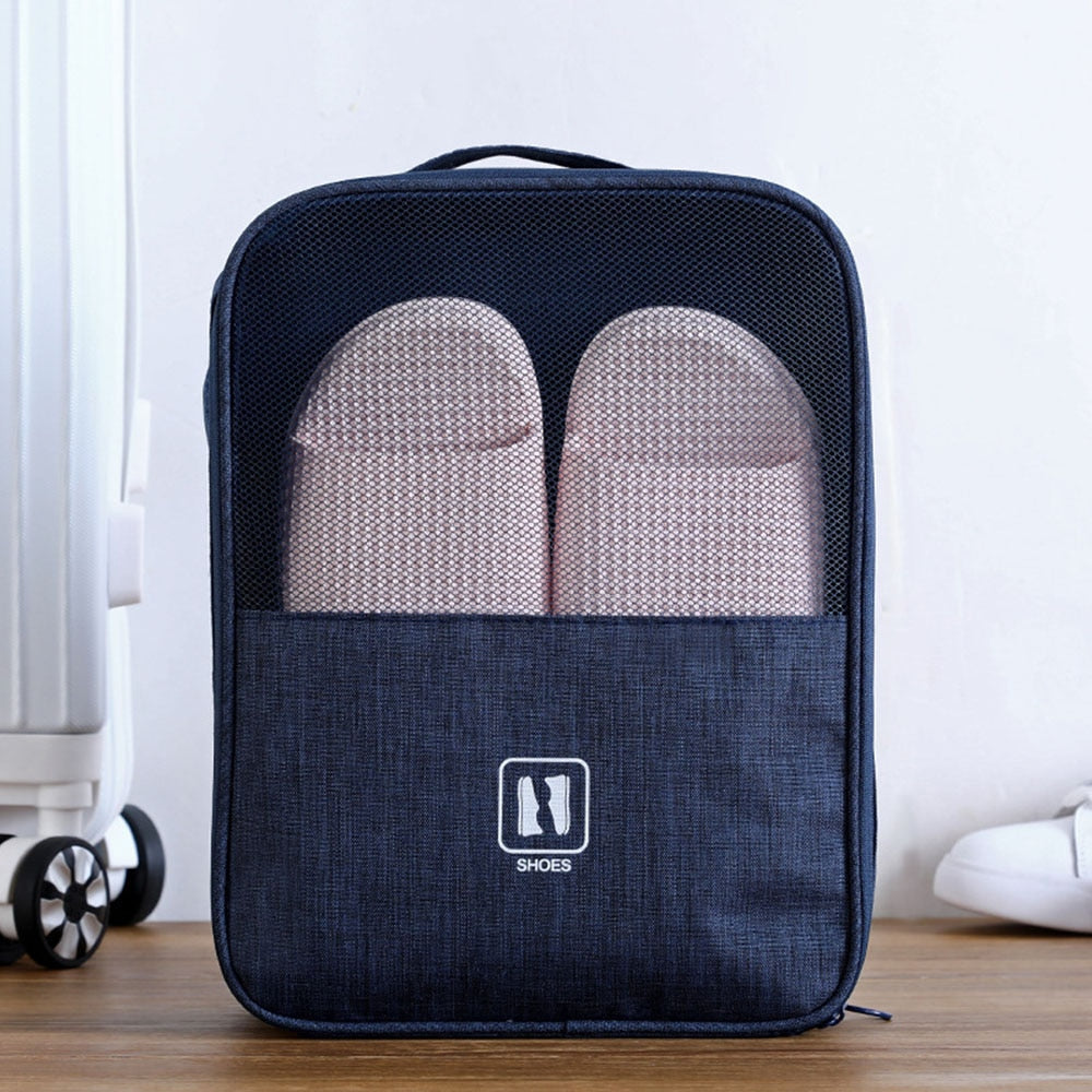 3 Layers Travel Shoe Bag Portable Organizer Storage Pack Bag