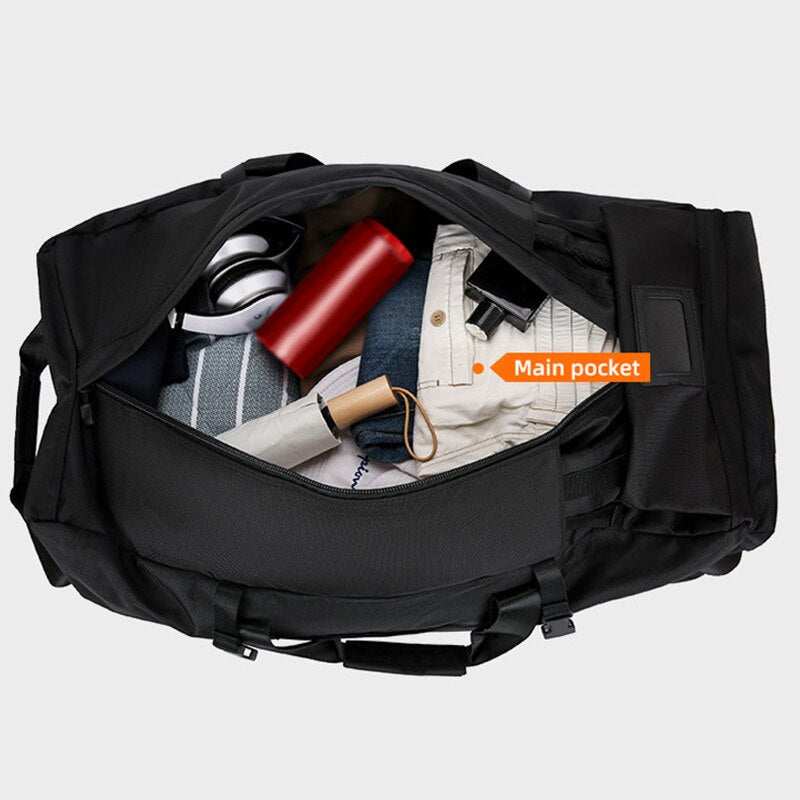 Large Capacity Foldable Wheeled Travel Bag