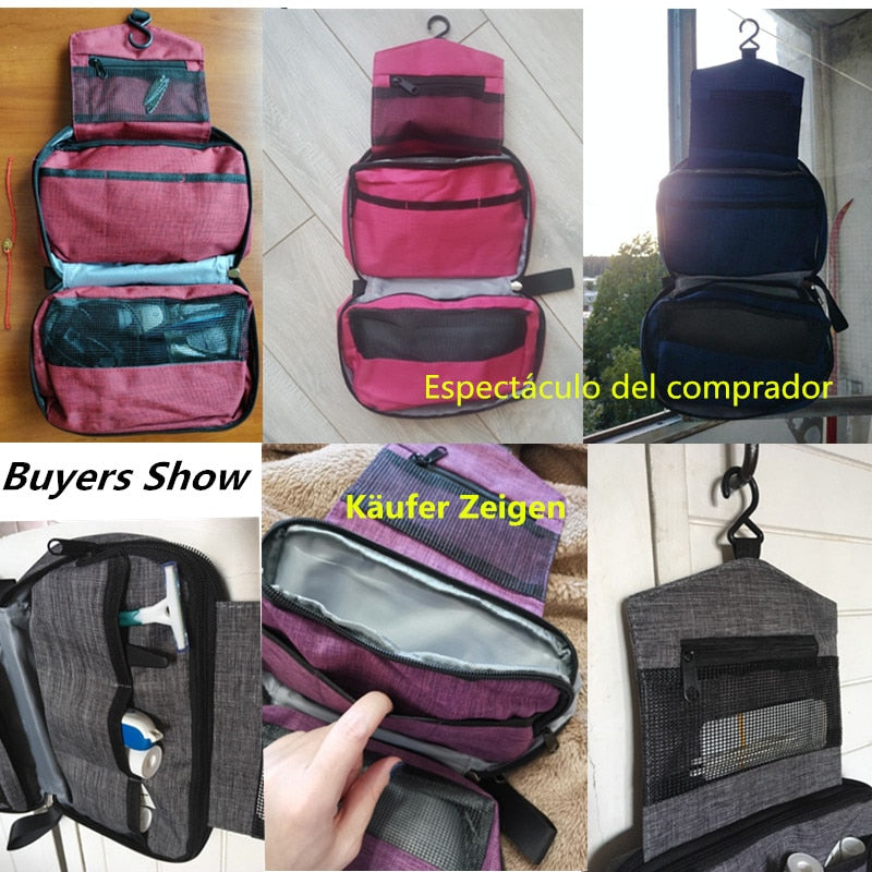 Hanging Toiletry / Cosmetic Bag Multifunctional Travel Organizer