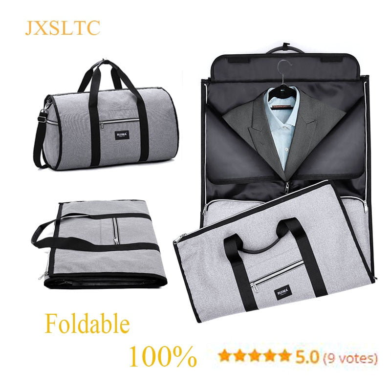 Garment/Duffel Bag business travel shoulder bag 2-in-1 multi-function