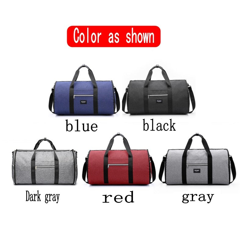 Garment/Duffel Bag business travel shoulder bag 2-in-1 multi-function